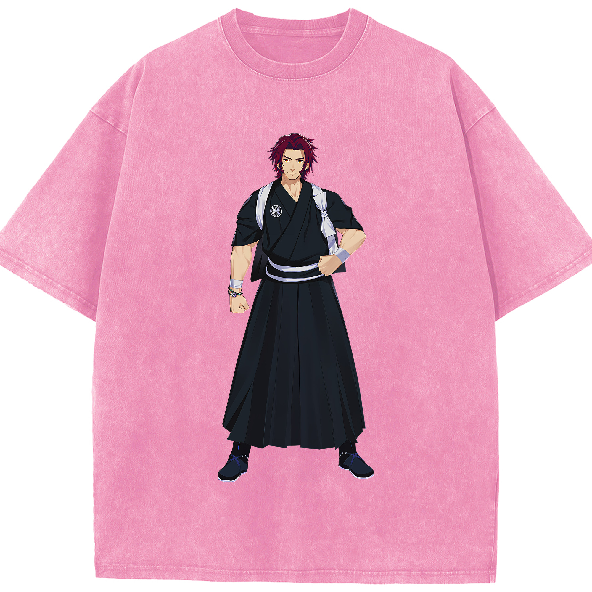 （画像用） 刀剣乱舞 Touken Ranbu 綿100% ヴィンテージ風 半袖Tシャツ（フロントプリント）